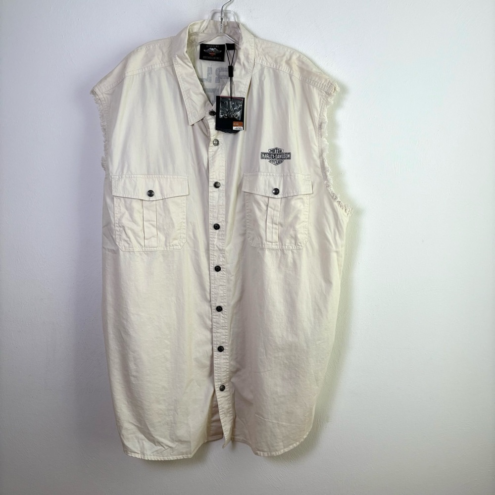 HARLEY-DAVIDSON Sleeveless Shirt 4XL New with Tags - Picture 2 of 11
